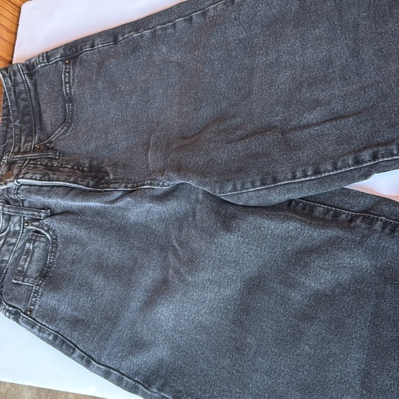 Wild fable women’s high waisted flowy distressed at leg bottoms denim. Women’s 0 - Picture 2 of 4